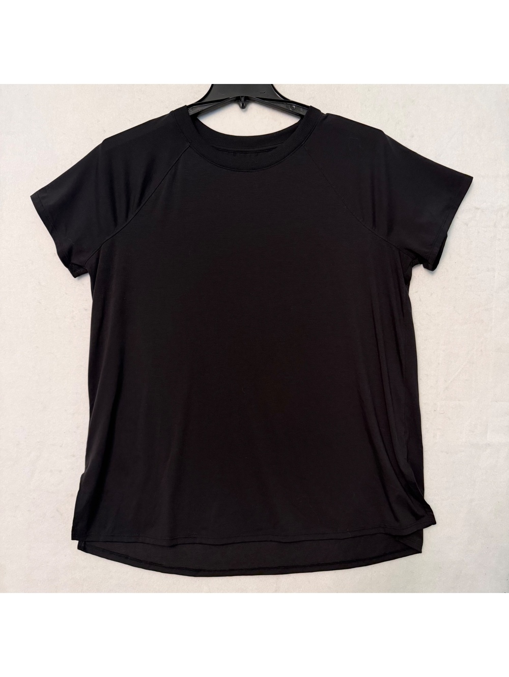 Tek Gear Essential Short Sleeve Crew Neck Tunic Tee Women's XL Black T-Shirt Gym